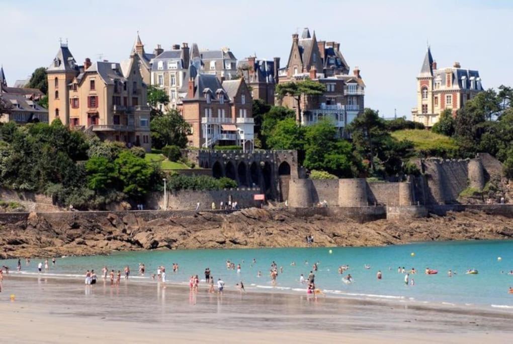Sunshine - Appartement 2Pers - Terrasse Vue Mer - Dinard Eksteriør bilde